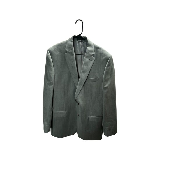 Lauren Ralph Lauren Suit Jacket Men's Size 44 Gray 100% Wool